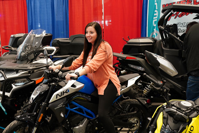 CFMoto Motorcycle Demos - Big East Powersports Show